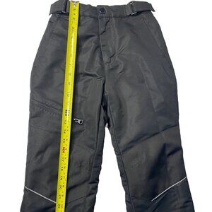 Swiss Tech Kids Snow Pants Size M (8) Black | Insulated Winter Ski Pants